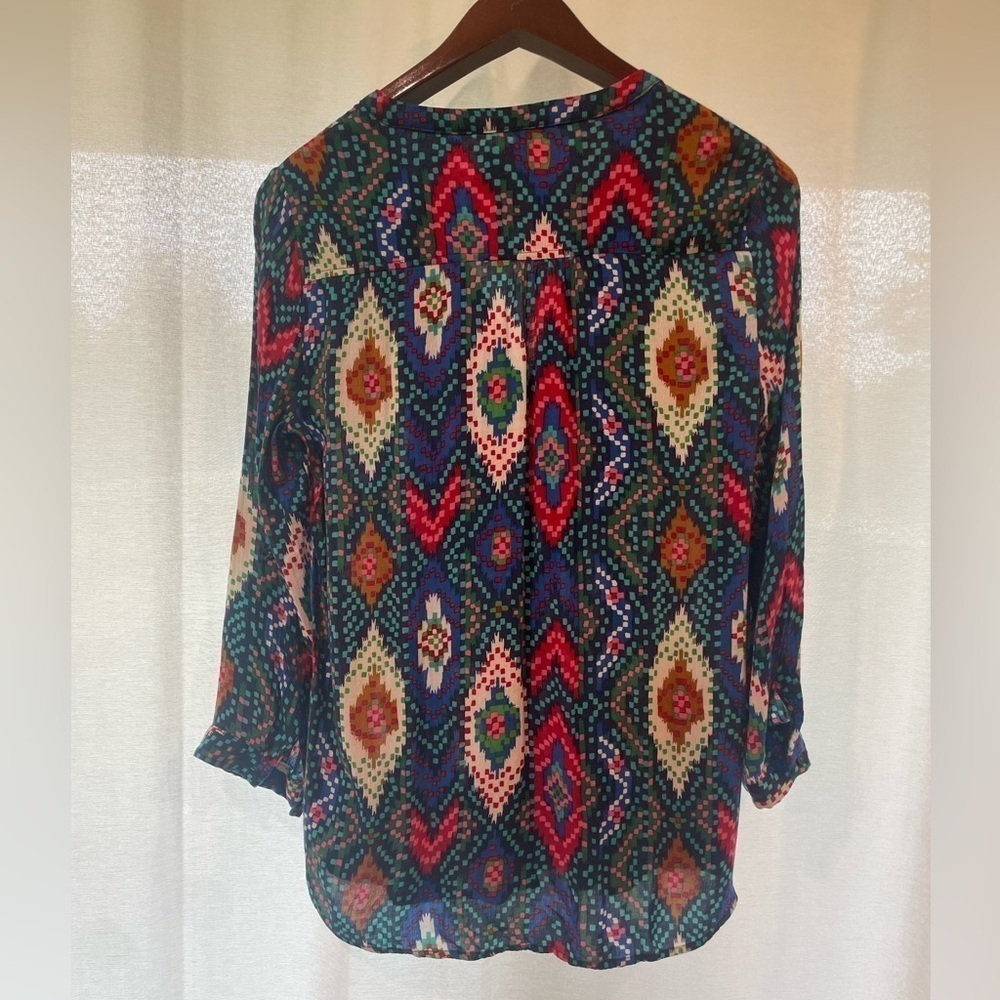 Maeve Multicolor Patterned Blouse - Picture 2 of 7